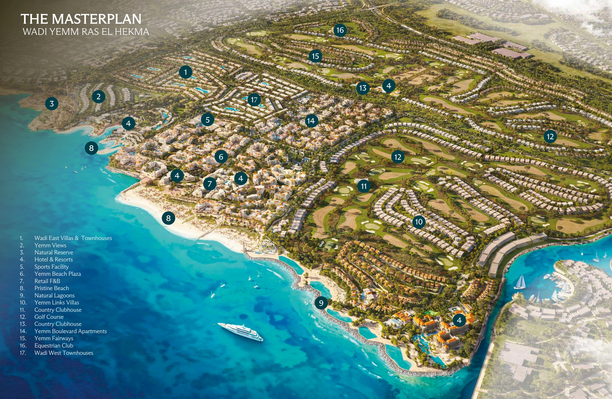 Complete source drawing: October · Wadi East brochure plan