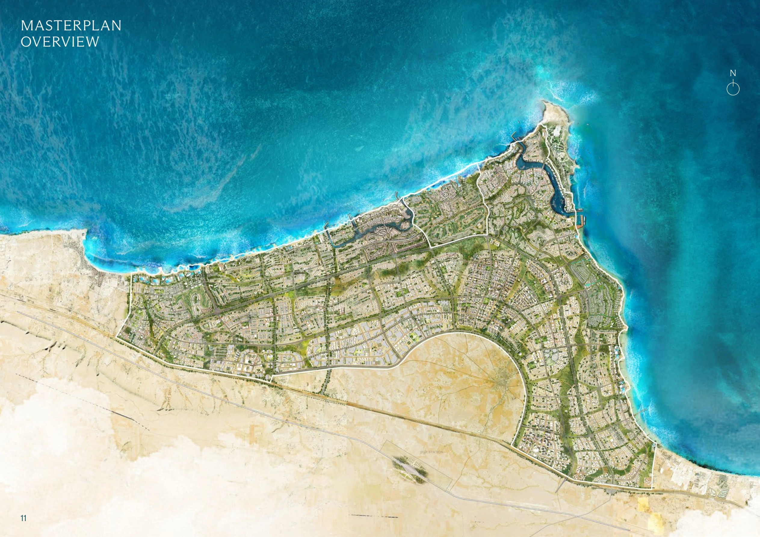 Whole-city concept design from working technical brochure page 11; approval and geographic registration not verified